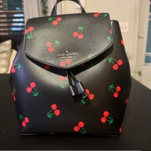 Kate Spade Limited Edition Cherry backpack with wallet NWOT